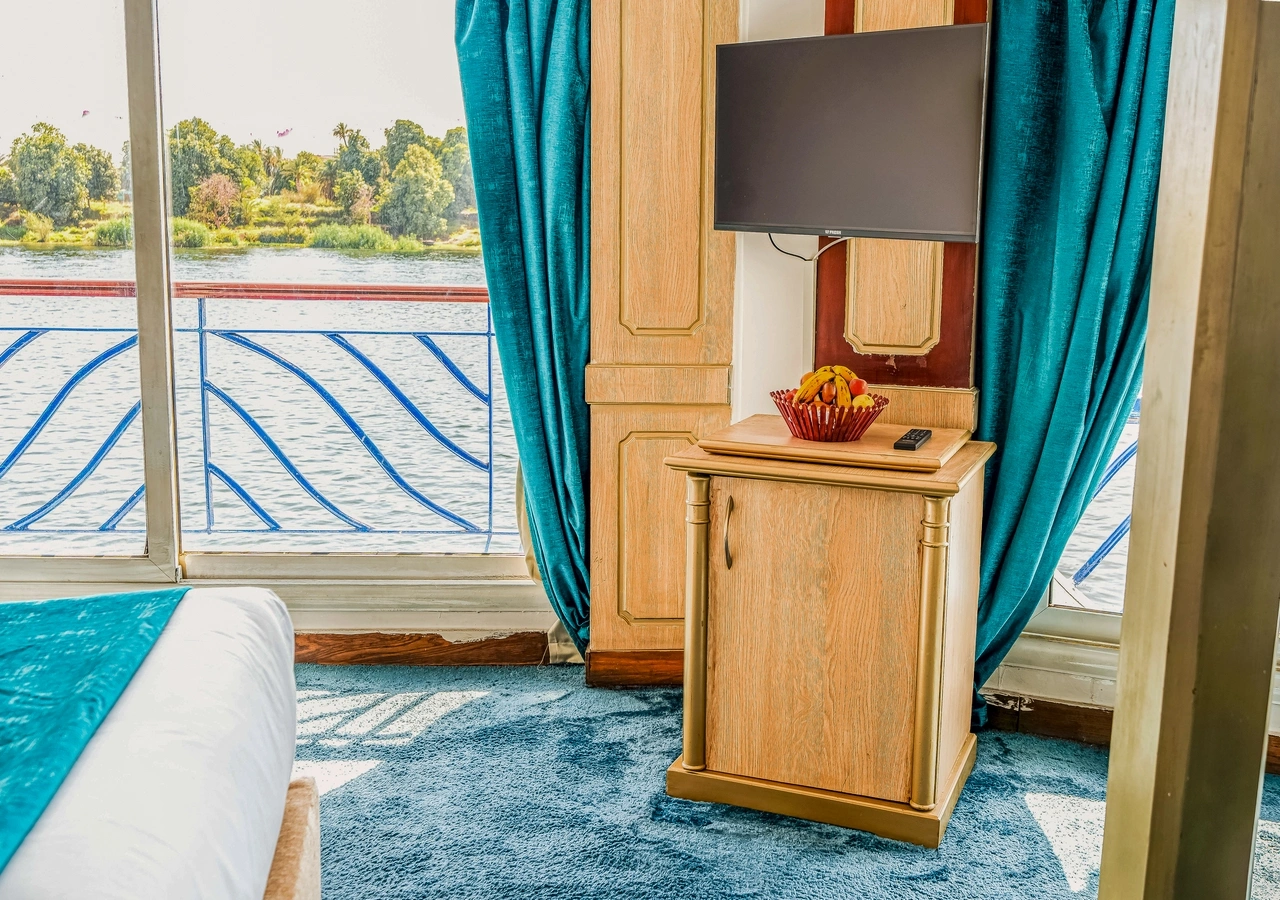 Cabin aboard the MS Stephanie Nile Cruise Nile cruise
